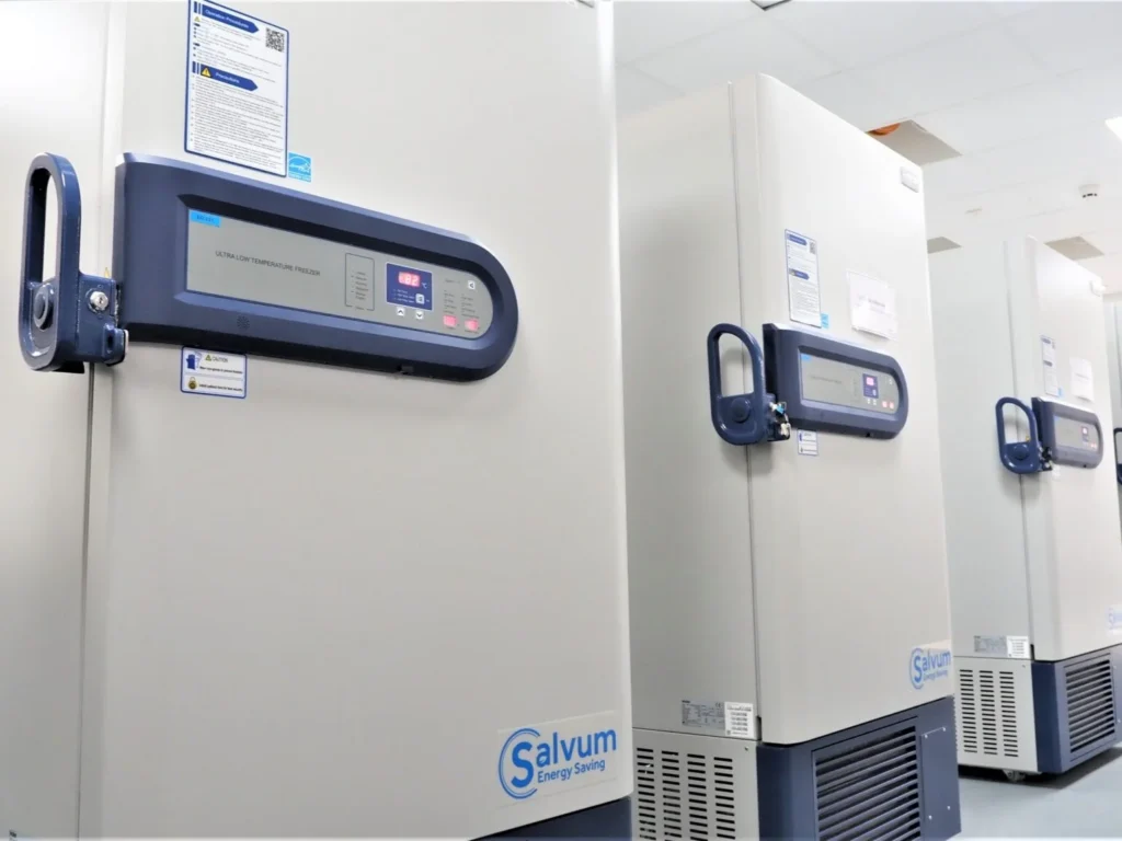 BioGrad biological sample storage in ultra-low temperature freezers